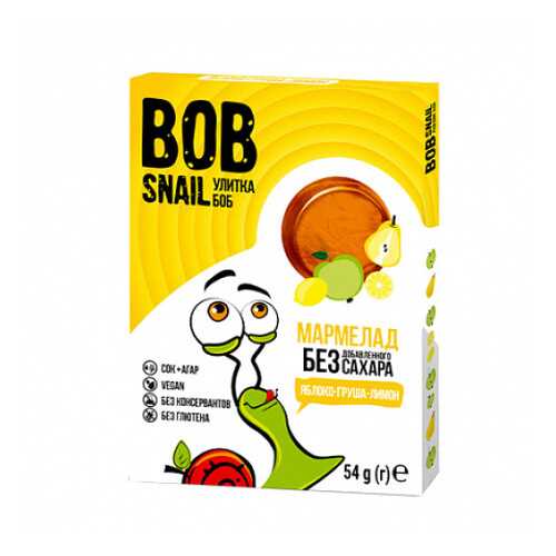 Мармелад фруктовый Яблоко, груша, лимон Bob Snail 54 г