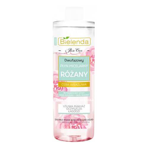 Мицеллярная вода Bielenda Rose Care Double-Phase Rose Micellar Liquid 500 мл