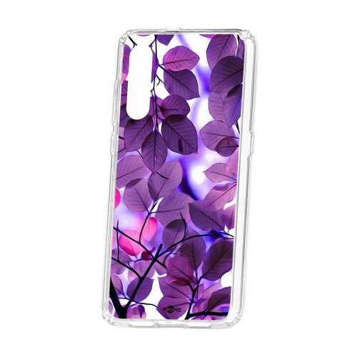 Чехол Kruche Xiaomi Mi9 Print Purple leaves