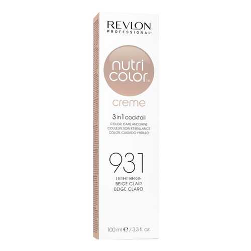 Краска для волос Revlon Professional Nutri Color Creme 931 Светло-бежевый 100 мл
