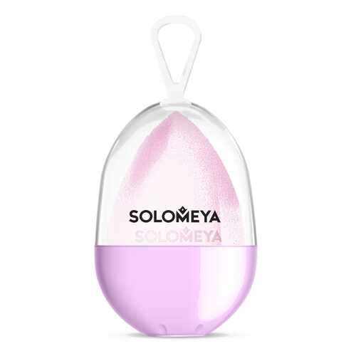 Спонж Solomeya Косметический для Макияжа со Срезом Лиловый, 1 шт