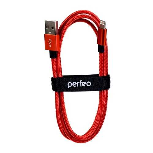 Кабель Perfeo для iPhone, USB - 8 PIN (Lightning), красный, длина 3 м. (I4310)