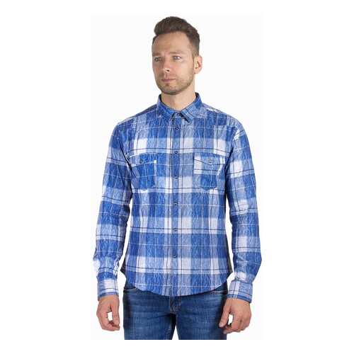 Рубашка мужская Dairos GD81100377 синяя 4XL