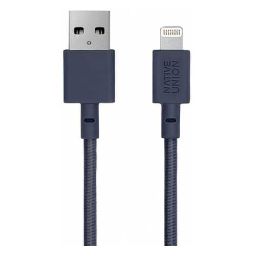 Кабель Native Union Belt Cable XL USB-Lightning 3 м BELT-L-MAR-3 (Marine)