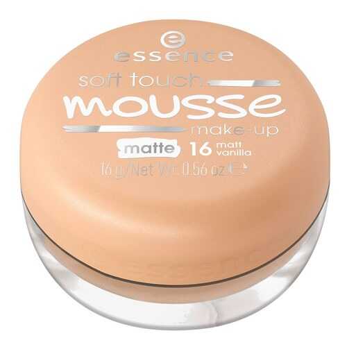 Тональный крем essence Soft touch mousse 16 matt vanilla 16 г