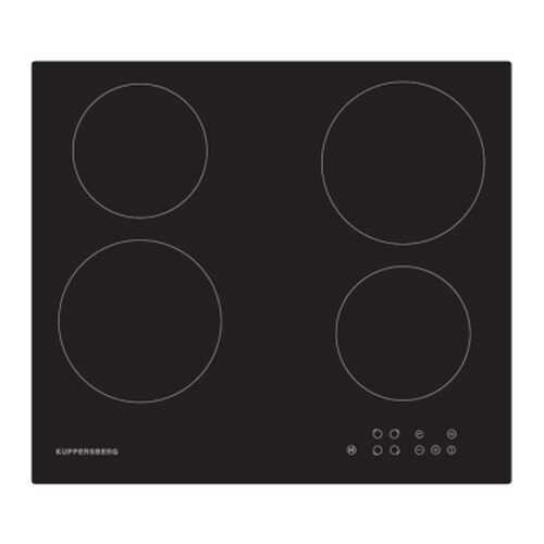 Встраиваемая варочная панель электрическая KUPPERSBERG ECO 601 Black