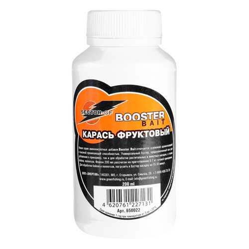 Добавка Green Fishing аминокислоты Booster Bait Карась фруктовый 200 мл