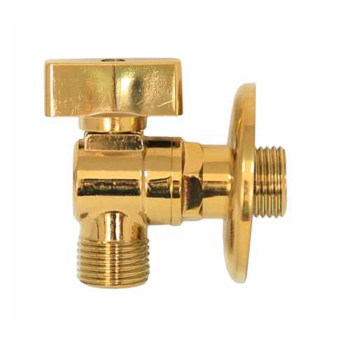 Кран KAISER 1/2 угловой Gold 261
