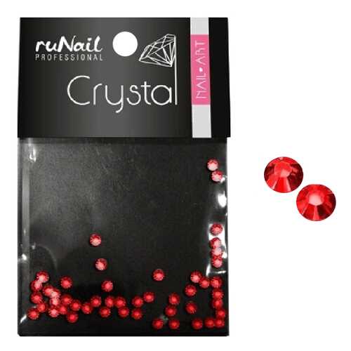 Стразы для ногтей RuNail Красные, 1,5 мм
