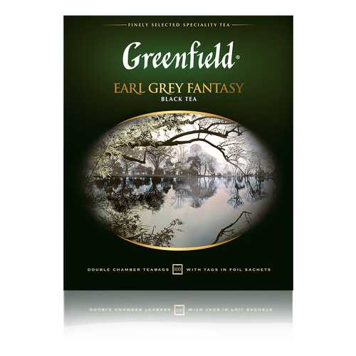 Чай черный Greenfield Earl Grey Fantasy 100 пакетиков