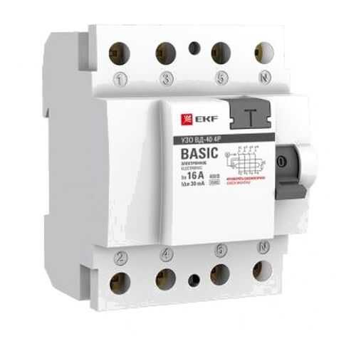 Устройство защитного отключения EKF elcb-4-40-100e-sim