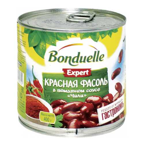 Фасоль Bonduelle красная в соусе чили 400 г