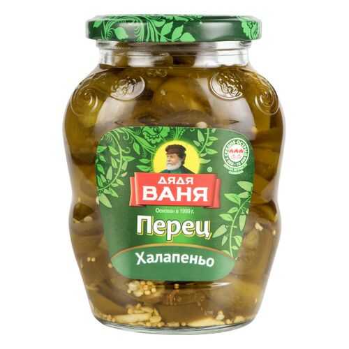 Перец Дядя Ваня халапеньо маринованный 350 г