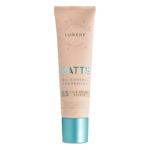 Тональный крем Lumene Matte Oil-control Foundation 1.5 Fair Beige 30 мл