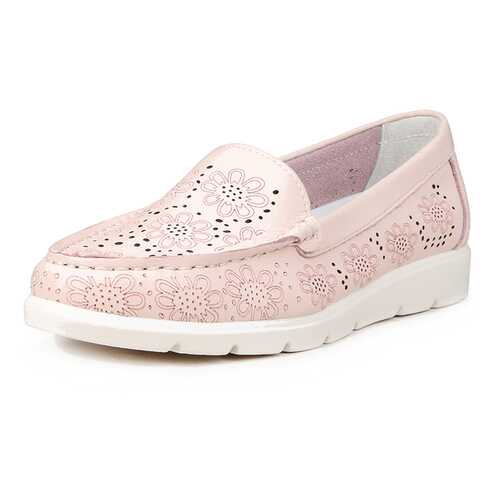 Мокасины женские Alessio Nesca K0321-9B розовые 37 RU
