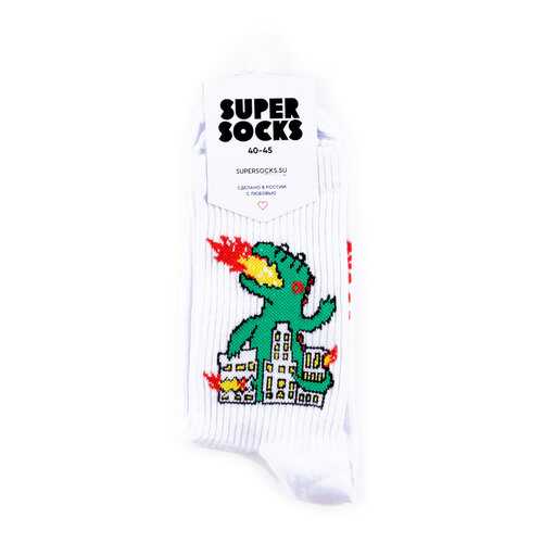 Носки Super Socks Годзила в городе разноцветные 40-45