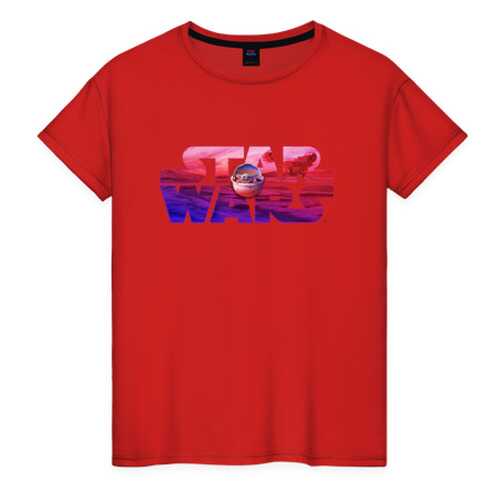 Футболка женская ВсеМайки 2147265 красная XXL