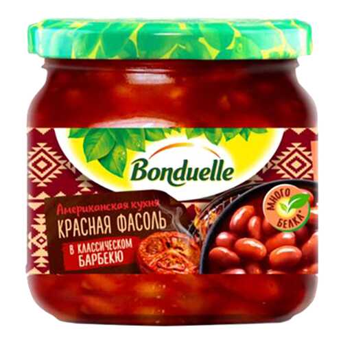 Фасоль красная Bonduelle барбекю 350 мл