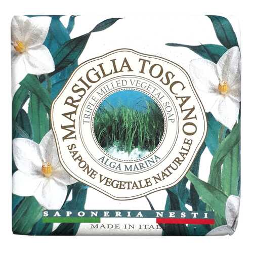 Косметическое мыло Nesti Dante Marsiglia Toscano Alga Marina Vegetal Soap 200 г