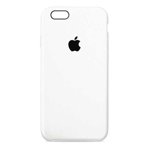 Чехол Case-House для iPhone 6/6S, Белый с чёрным яблоком