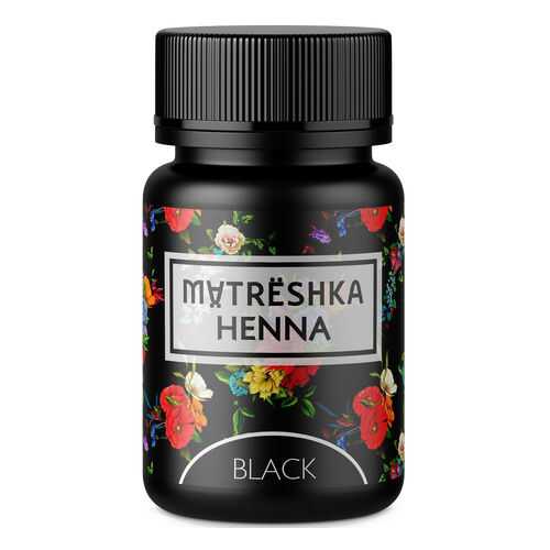 Хна для бровей Matreshka Black, 30 шт.
