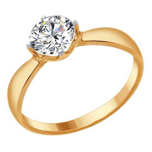 Кольцо женское SOKOLOV из серебра со Swarovski Zirconia 89010096 р.17