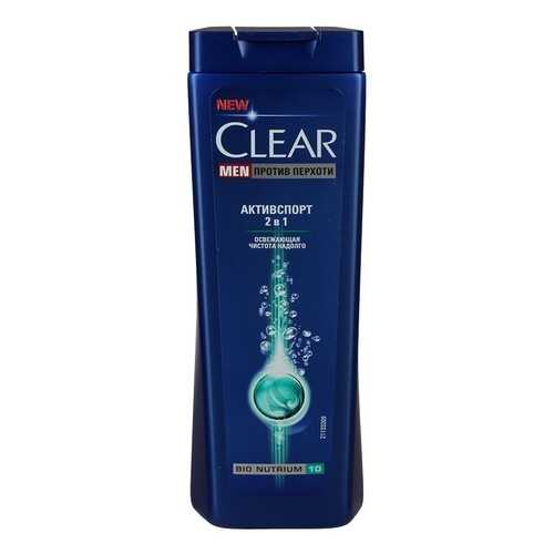 Шампунь для мужчин Clear Активспорт 2в1 против перхоти