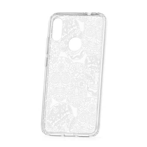 Чехол Xiaomi Redmi Note 7 Kruche Print Skull White