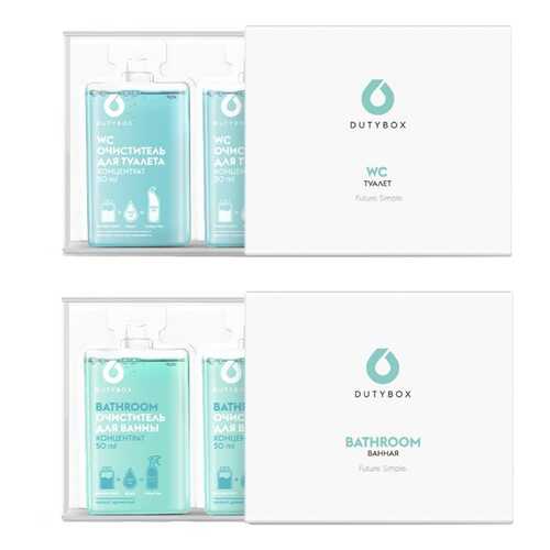 Набор DutyBox средство д/сантехники Bathroom 2*50 мл + очиститель WC 2*50мл