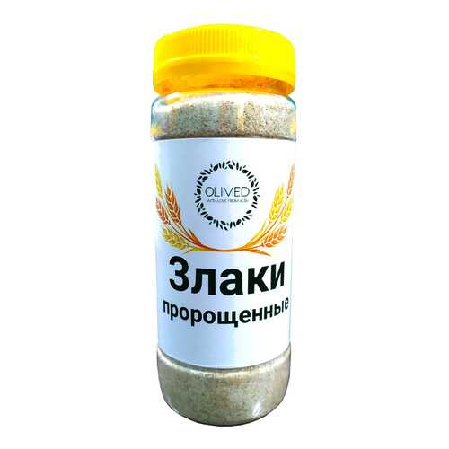 Порошок ростков смесь злаков (пшеница, овес, ячмень, рожь) OLIMED, 300г