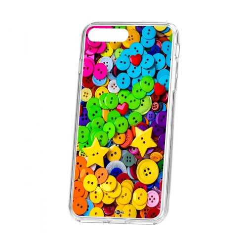 Чехол Apple iPhone 7 Plus Kruche Print Пуговки