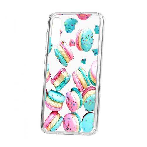 Чехол Kruche для Samsung Galaxy A70 2019 Print Макарон