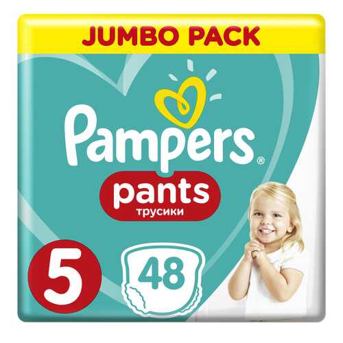 Подгузники-трусики Pampers Pants 5 (12-17 кг), 48 шт.