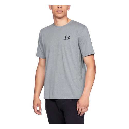 Футболка Under Armour Sportstyle Left Chest Logo SS, 036 серая, SM