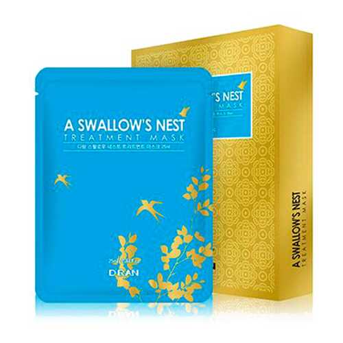 Маска D'RAN New A Swallow's Nest Treatment Mask с экстрактом ласточкиных гнезд, 10 шт