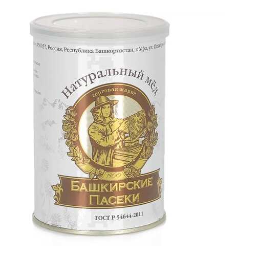 Мёд Башкирские пасеки+ цветочный натуральный 550 г ж/б Россия