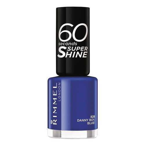 Лак для ногтей Rimmel 60 Seconds Super Shine 828 Danny Boy, Blue 8 мл