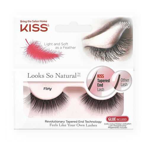 Накладные ресницы KISS Looks So Natural Flirty, KFL02C