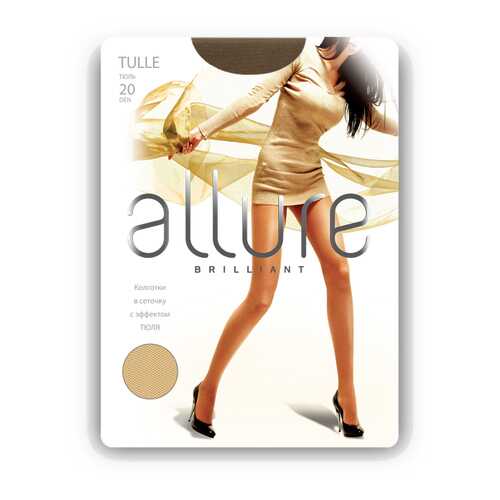 Колготки женские ALLURE ALL TULLE 20 легкий загар 3