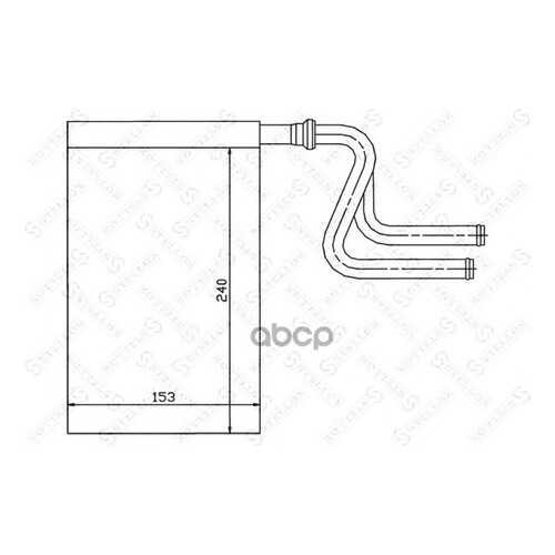 Радиатор печки Stellox 1035024SX