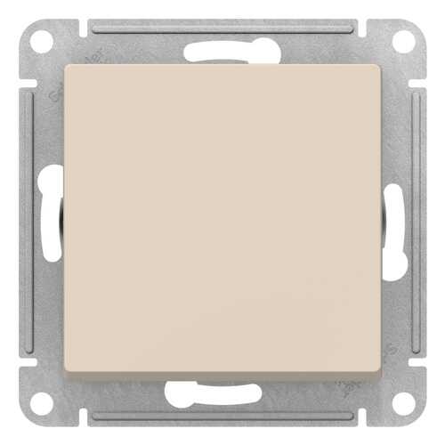 SE AtlasDesign Бежевый Переключатель 1-клавишный, сх.6, 10АХ, механизм