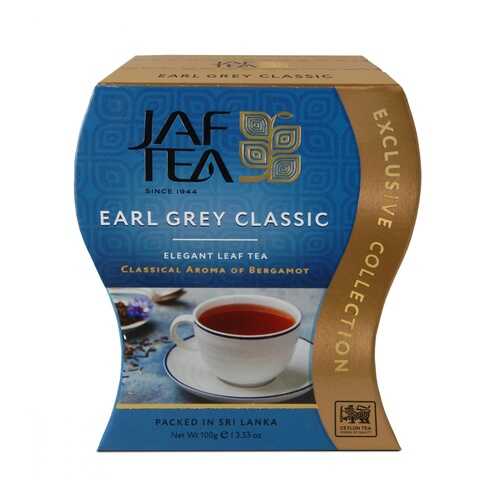 Чай Jaf Tea Earl Grey Classic черный листовой с бергамотом 100 г