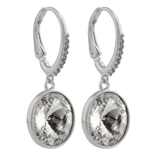 Серьги женские Fiore Luna A1709.1 прозрачные/серебристые