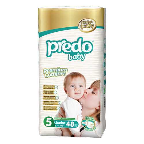 Подгузники Predo Baby Junior №5 Гигантская пачка 48 шт. 11-25 кг