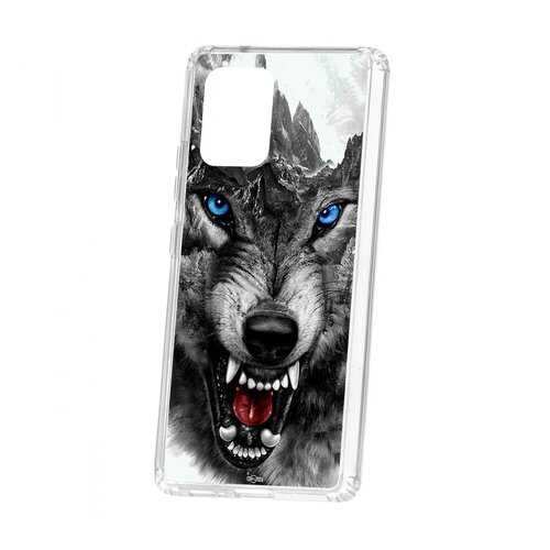 Чехол Samsung Galaxy S10 Lite Kruche Print Волк