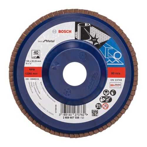 Круг лепестковый Bosch 115мм K60 Best for Metal 2608607323