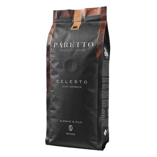 Кофе Paretto celesto натуральный свежеобжаренный в зернах 1 кг