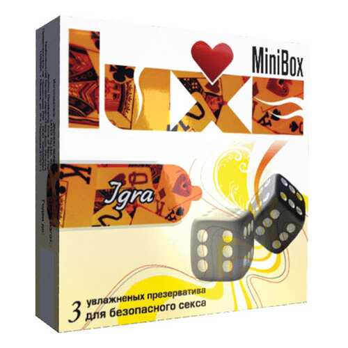 Презервативы Luxe Mini Box Игра 3 шт.