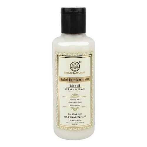 Кондиционер для волос Khadi Natural Шикакай и Мед - без парабенов, 210 мл