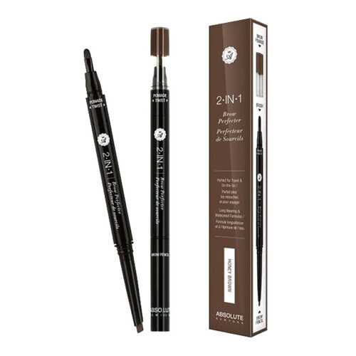 Карандаш-помадка для бровей Absolute New York 2 in 1 Brow Perfecter Honey Brown